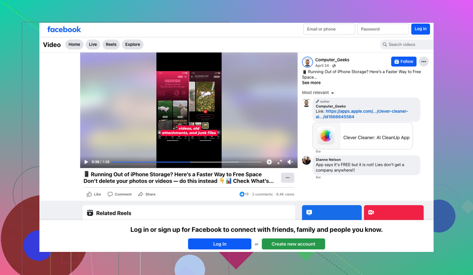 Alguma experiência real com o melhor app grátis para limpar iPad?