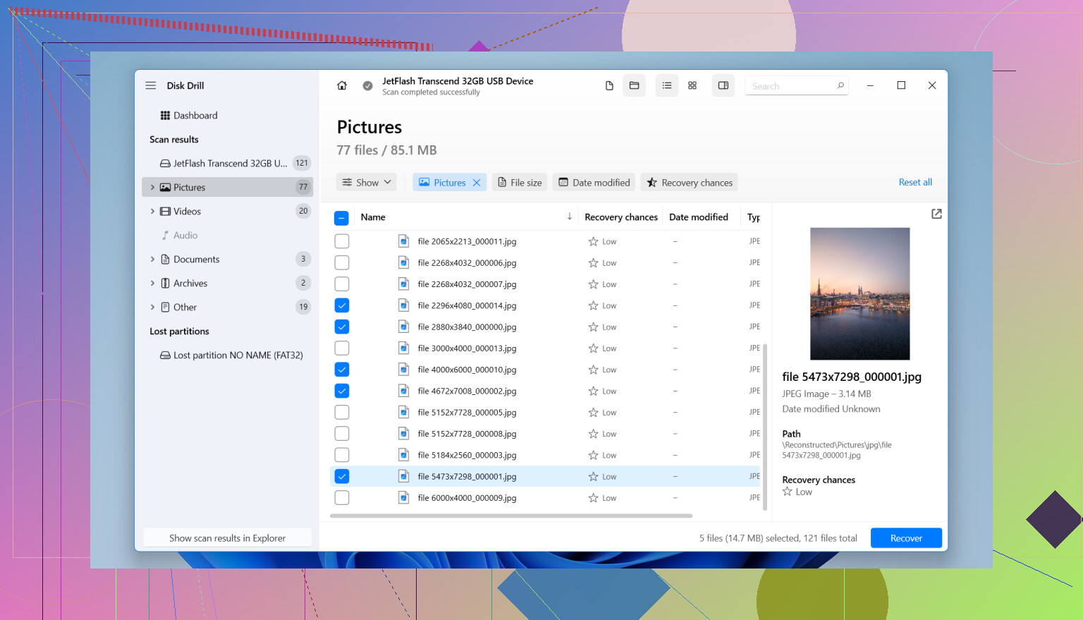 ¿Cuánto tiempo tengo para recuperar archivos de una unidad USB formateada?